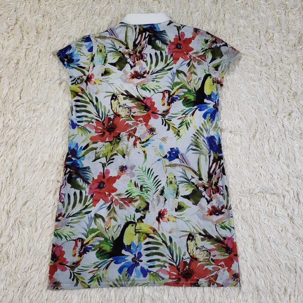 Sara Roka Floral Polli Mini Polo Dress Size 46 - Picture 11 of 16